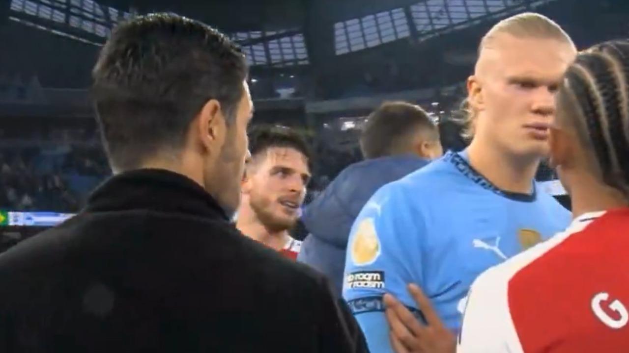 Ugly confrontation ensued following Man City vs Arsenal