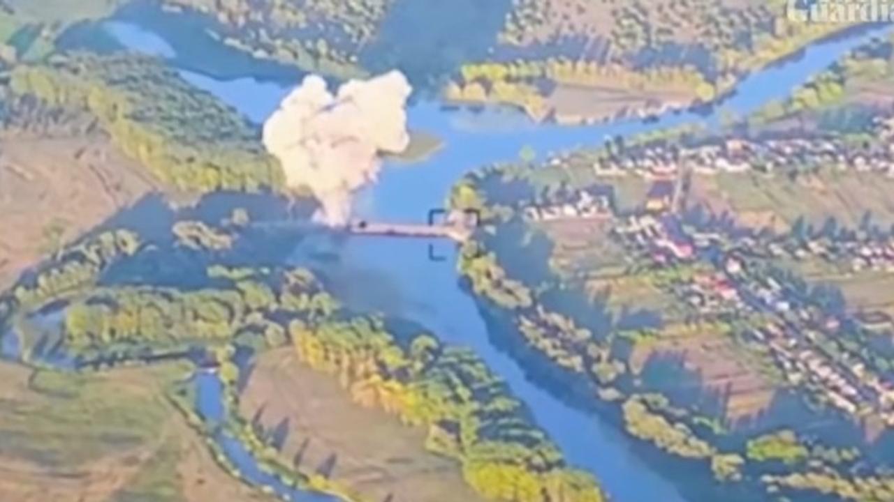 Ukraine destroys Russia's key supply bridge in Kursk region