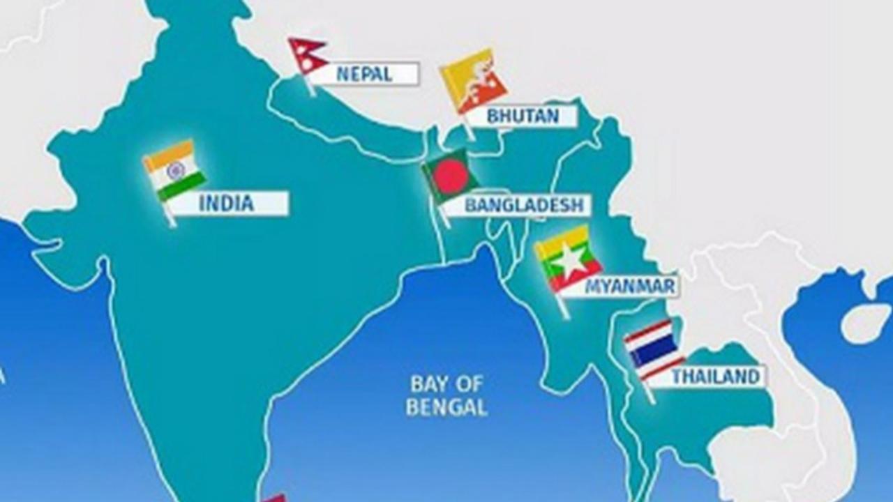 BIMSTEC Countries Map