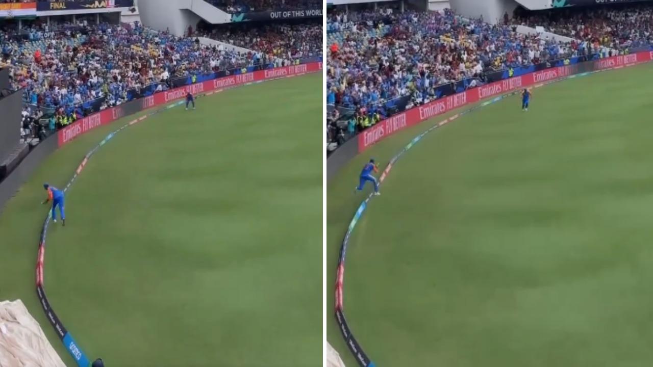 Suryakumar Yadav's clean catch