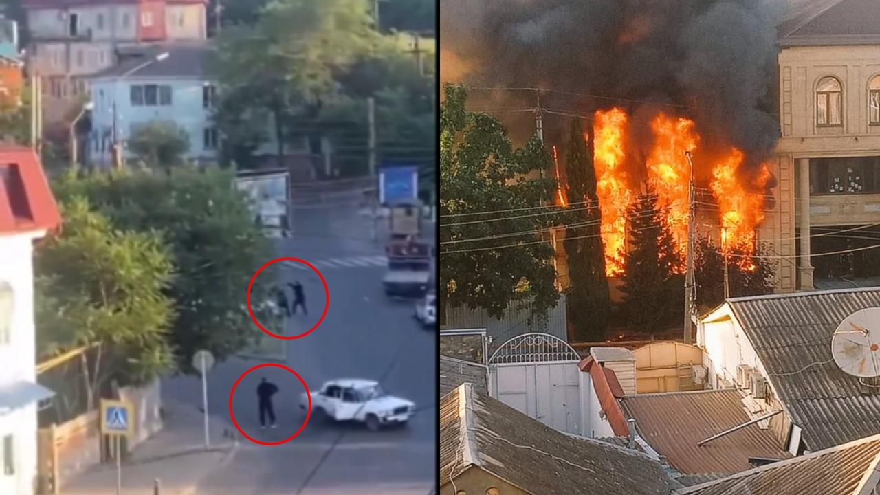 Gunmen Openly Shoot People on Streets, Set Ablaze Churches in Dagestan | VIDEO