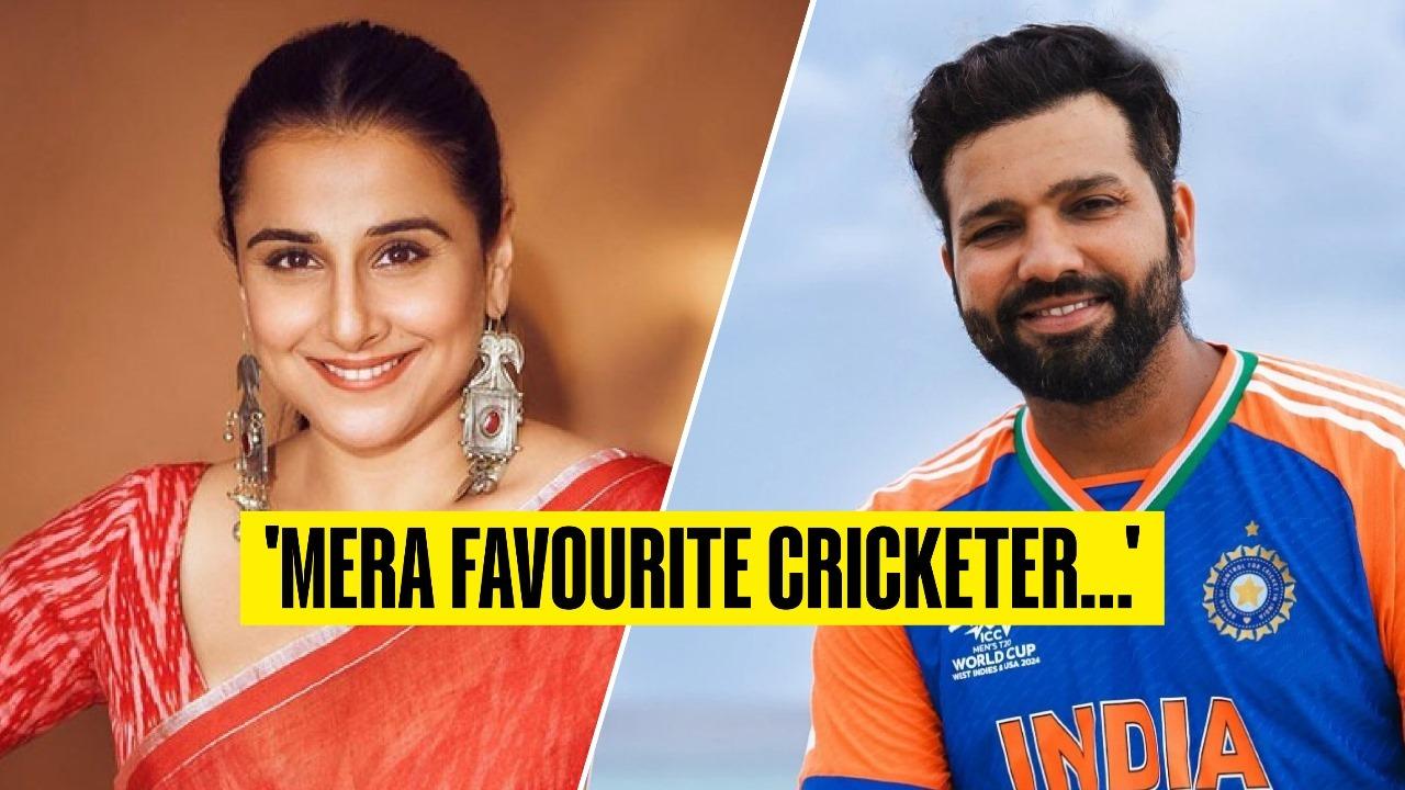 Vidya Balan's old video talking about her favourite cricketer surfaces online