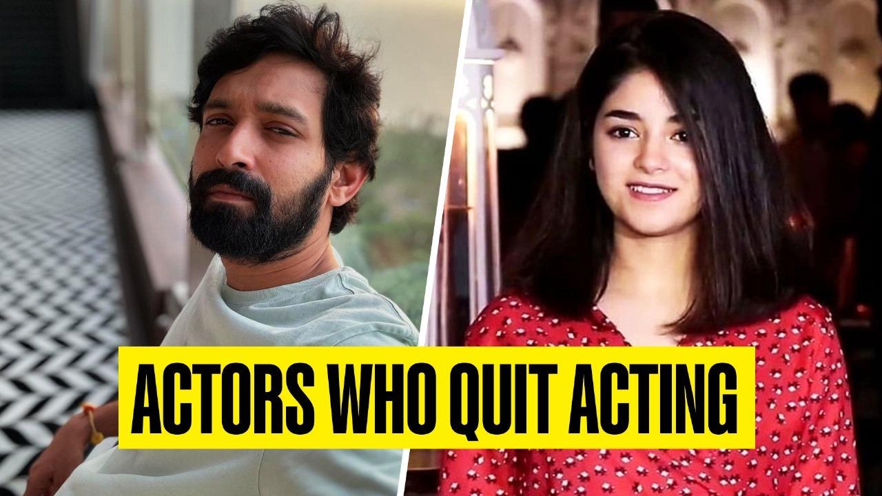 Vikrant Massey (L), Zaira Wasim (R)