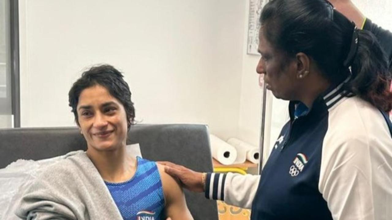 Vinesh Phogat and PT Usha