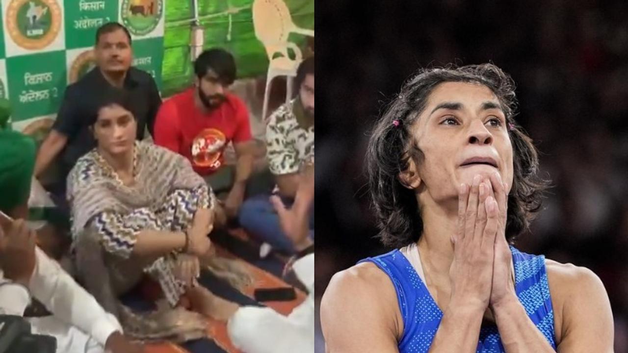 Vinesh Phogat joins farmers' protest