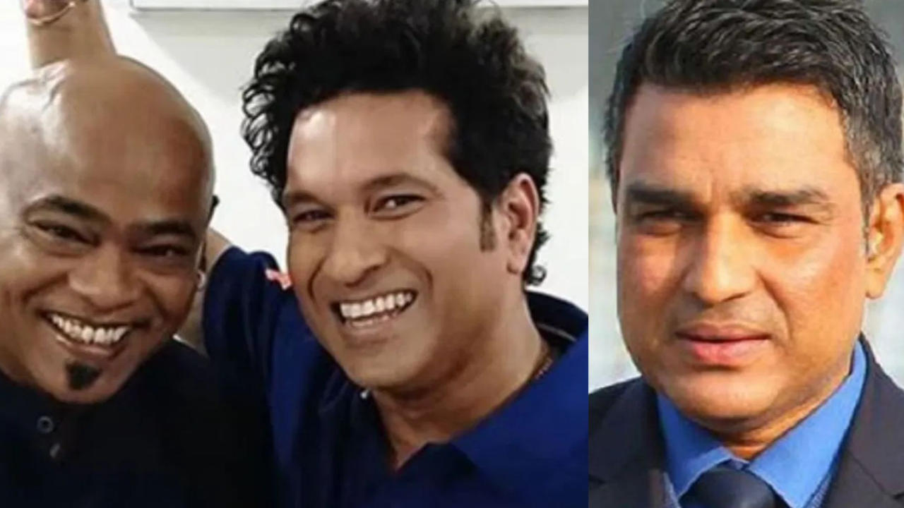 Vinod kambli, Sachin Tendulkar and Sanjay Majrekar 