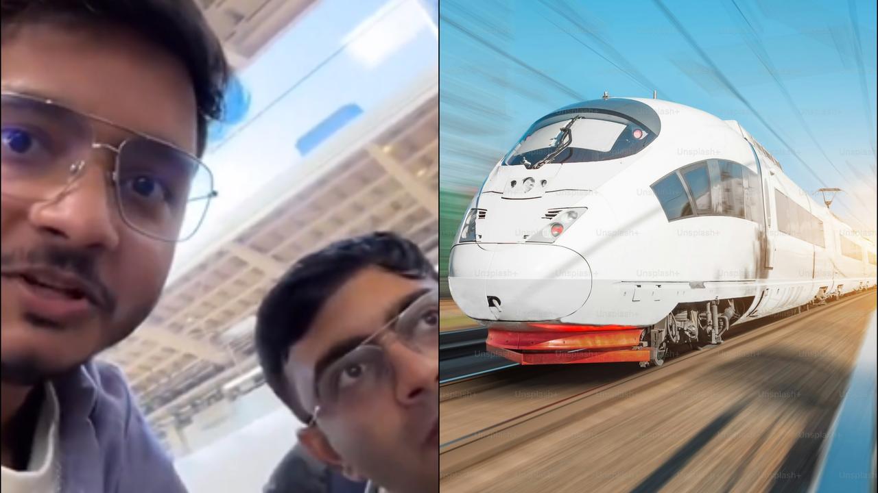 Viral Video: Indian Traveler Highlights Rare Japanese Bullet Train Delay with Humor