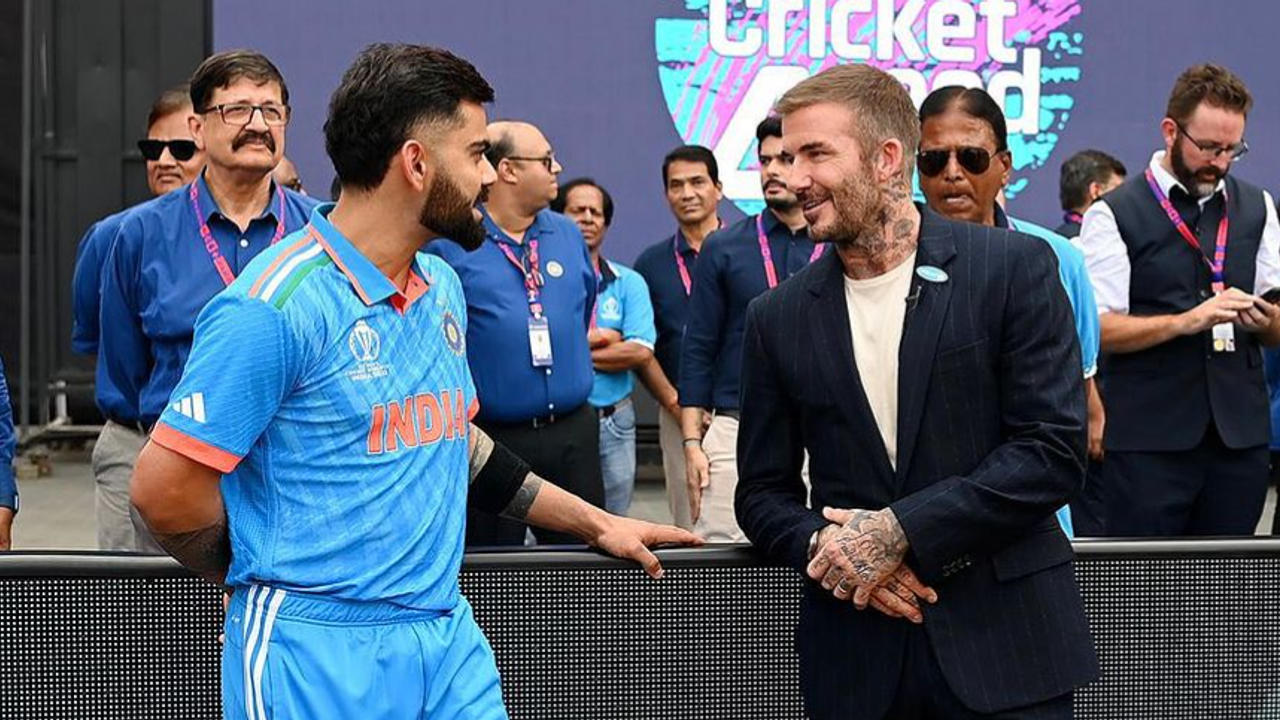 Virat Kohli, David Beckham, Sachin Tendulkar