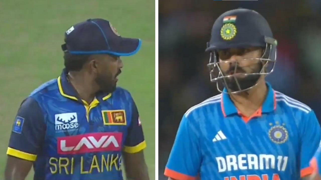 Virat Kohli had a fiery spat with Asith Fernando