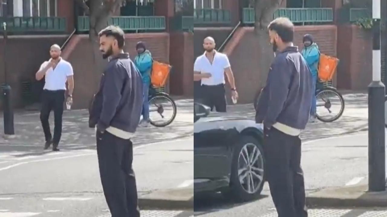 Virat Kohli on the streets of London