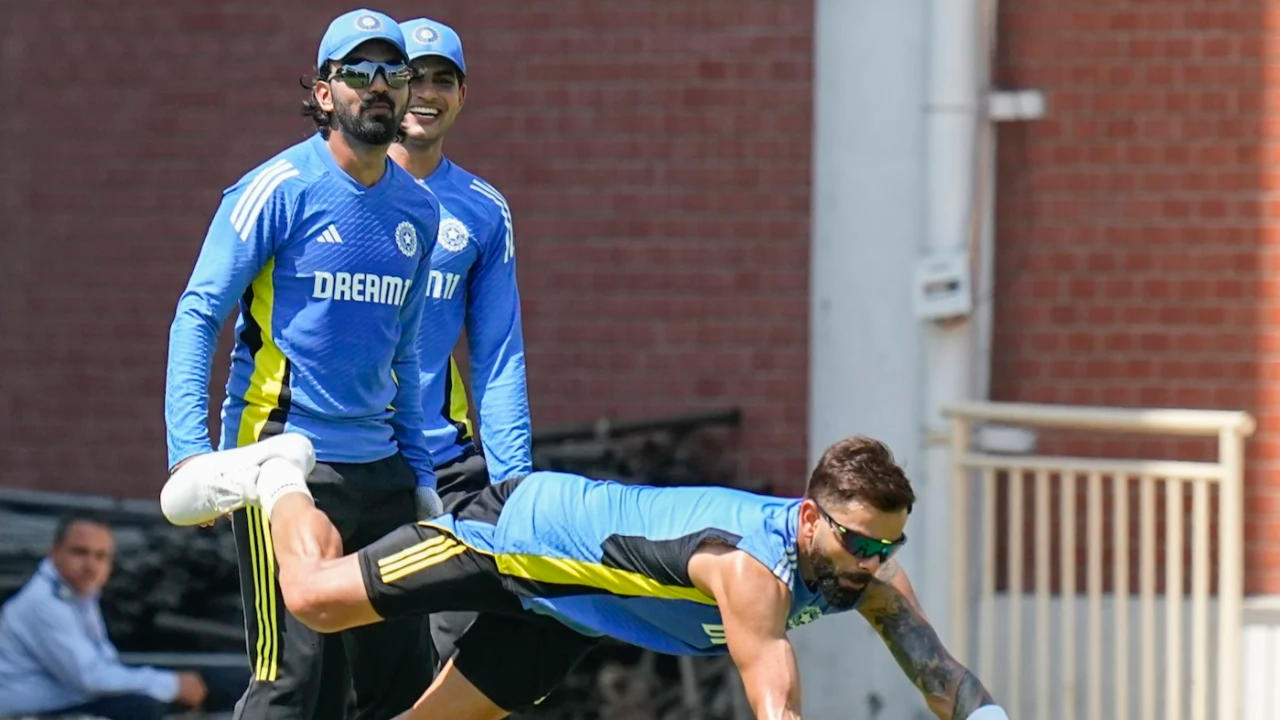 Virat Kohli, Shubman Gill and KL Rahul in Team India Training Nets