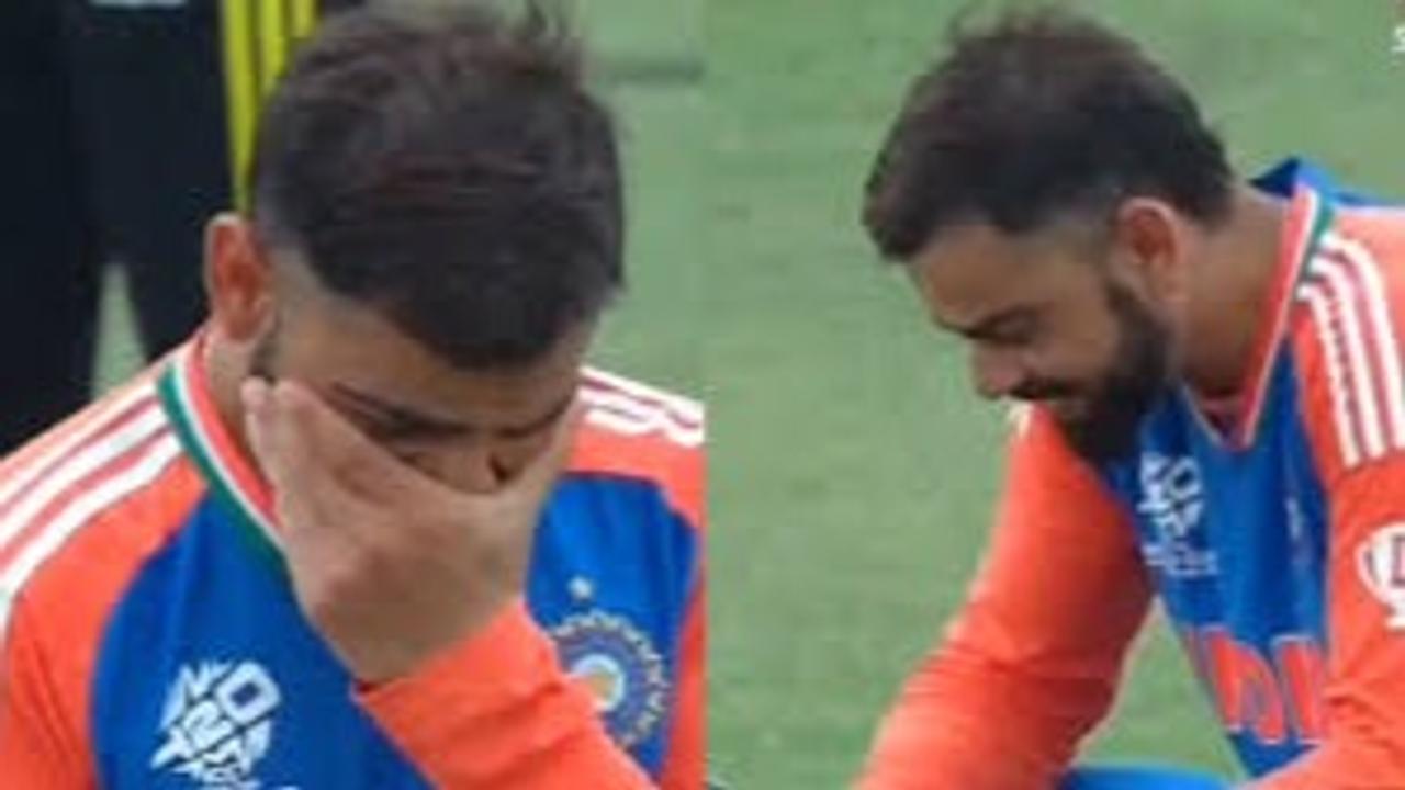 Virat Kohli in all tears after winning t20 world cup