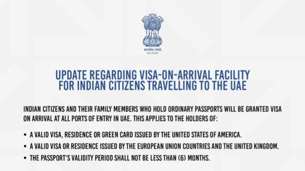 Visa-On-Arrival in UAE for Indian Travellers | Everything You Should Know 