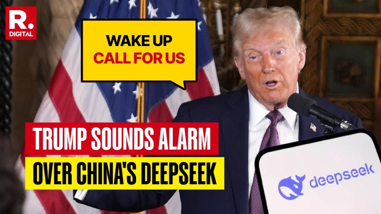 'Wake Up Call For US': Trump Sounds Alarm Over China's DeepSeek AI Chatbot