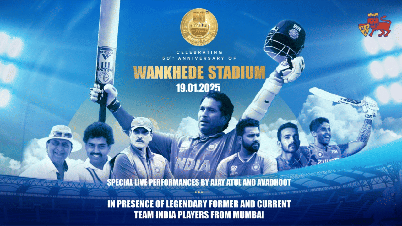 Wankhede's 50-year celebration