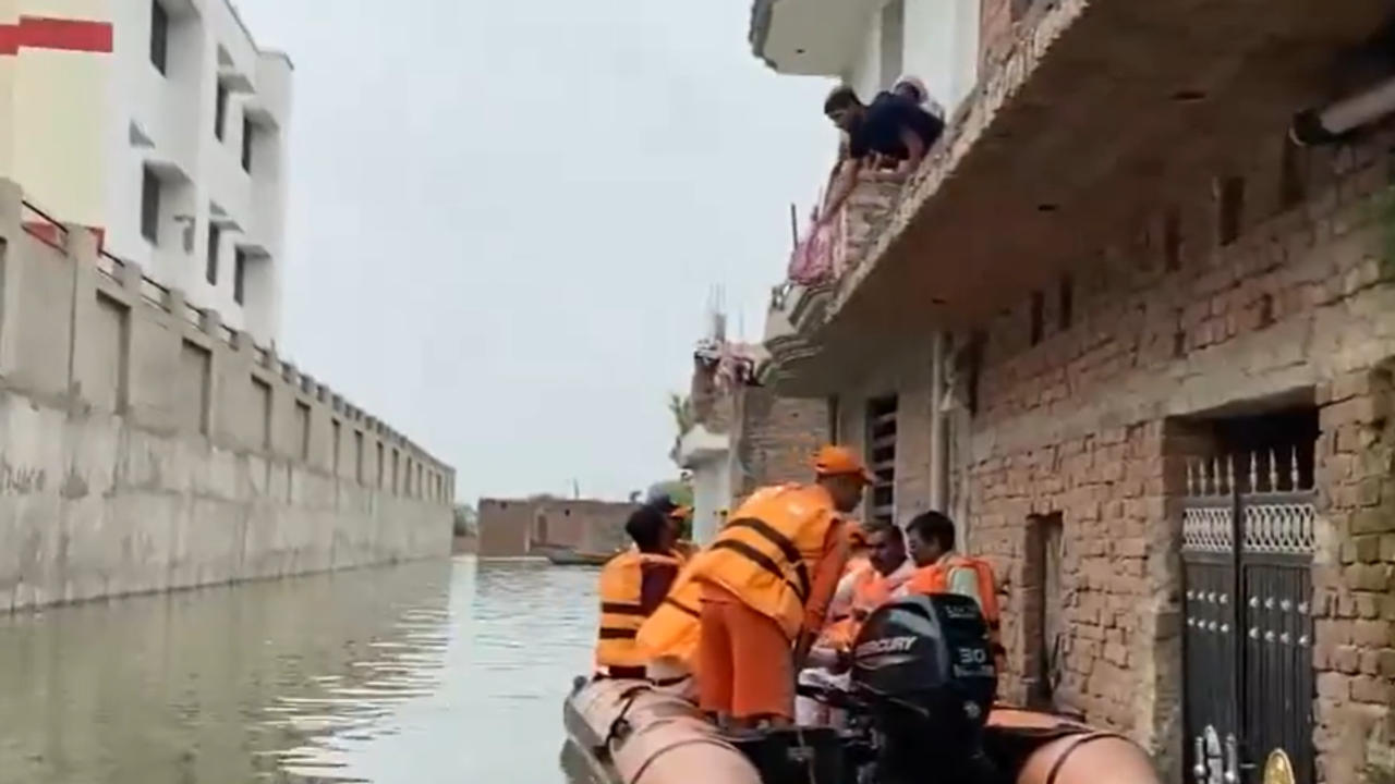 Water enters low-lying areas of Prayagraj 