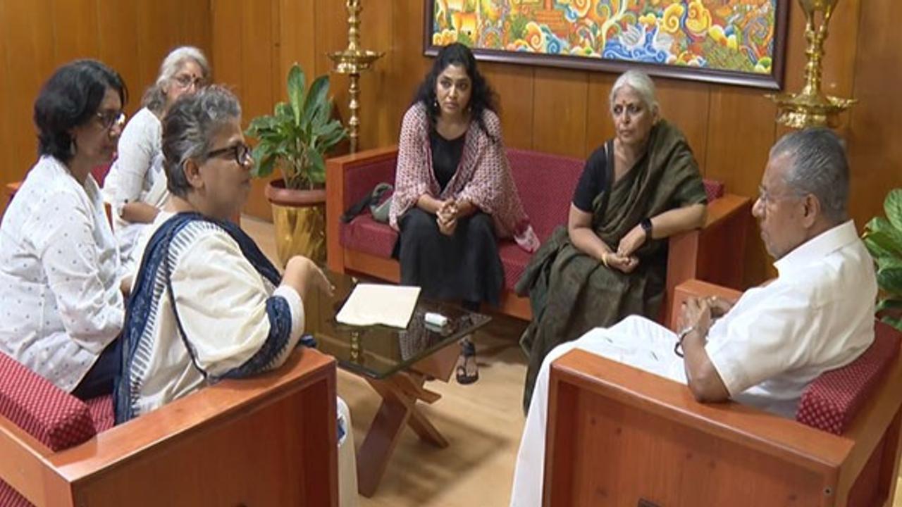 WCC members meet Kerala Chief Minister Pinarayi Vijayan in Thiruvananthapuram