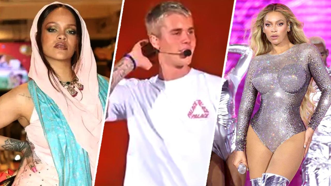 Rihanna, Justin Bieber, Beyonce