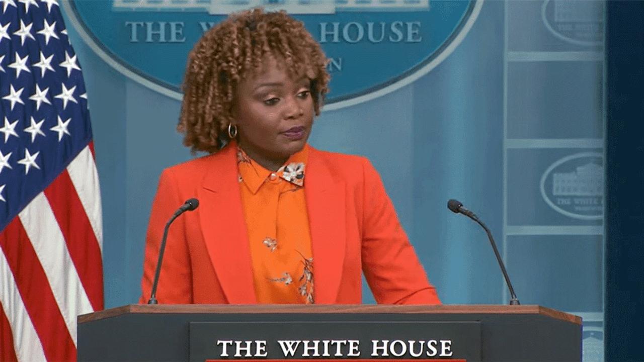 White House Press Secretary Press secretary Karine Jean-Pierre