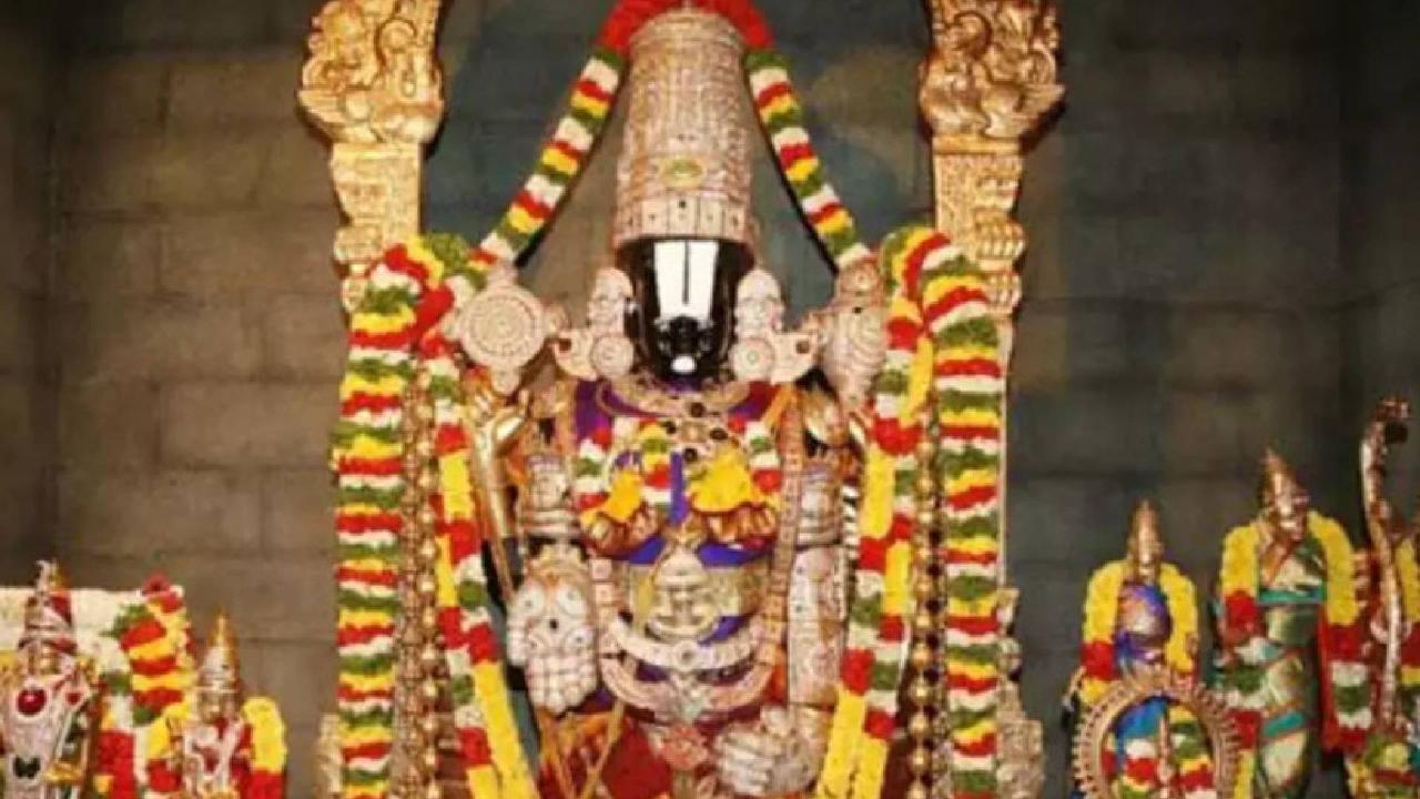 why tirupati balaji eyes are covered in hindi