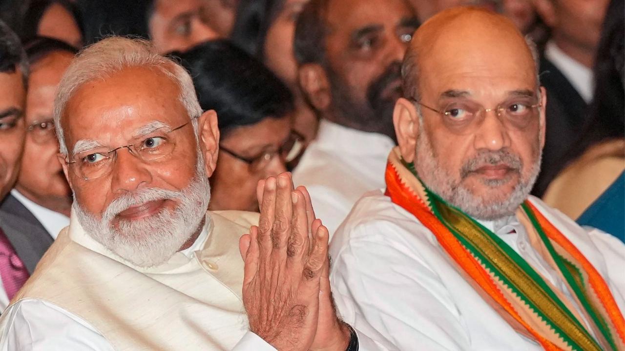 PM Narendra modi and Home Minister Amit Shah