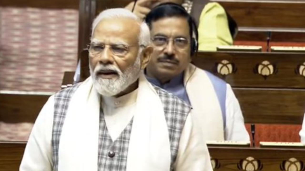 Pm modi in Rajya sabha