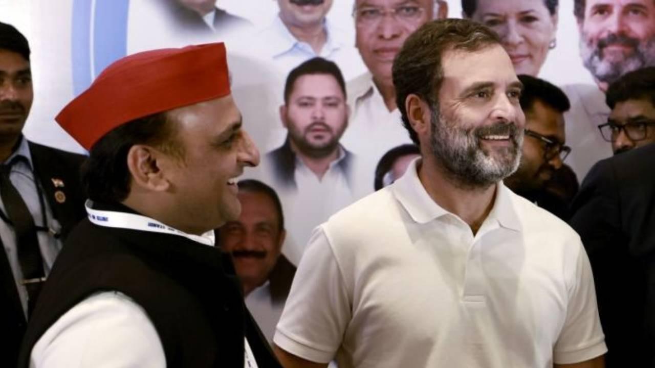 Akhilesh Yadav and Rahul Gandhi