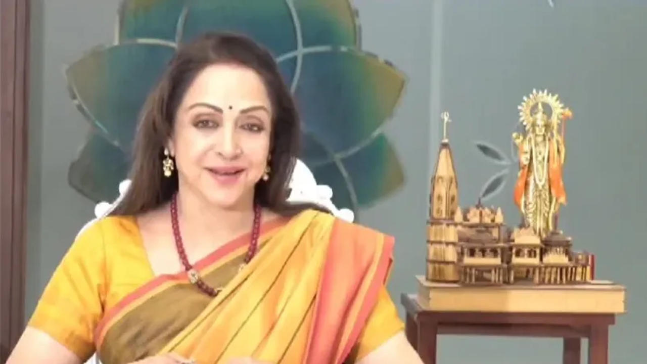 BJP MP and Bollywood actress Hema Malini