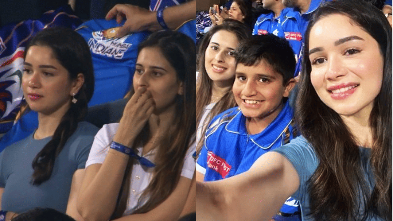 Sara Tendulkar at MI vs RR Match