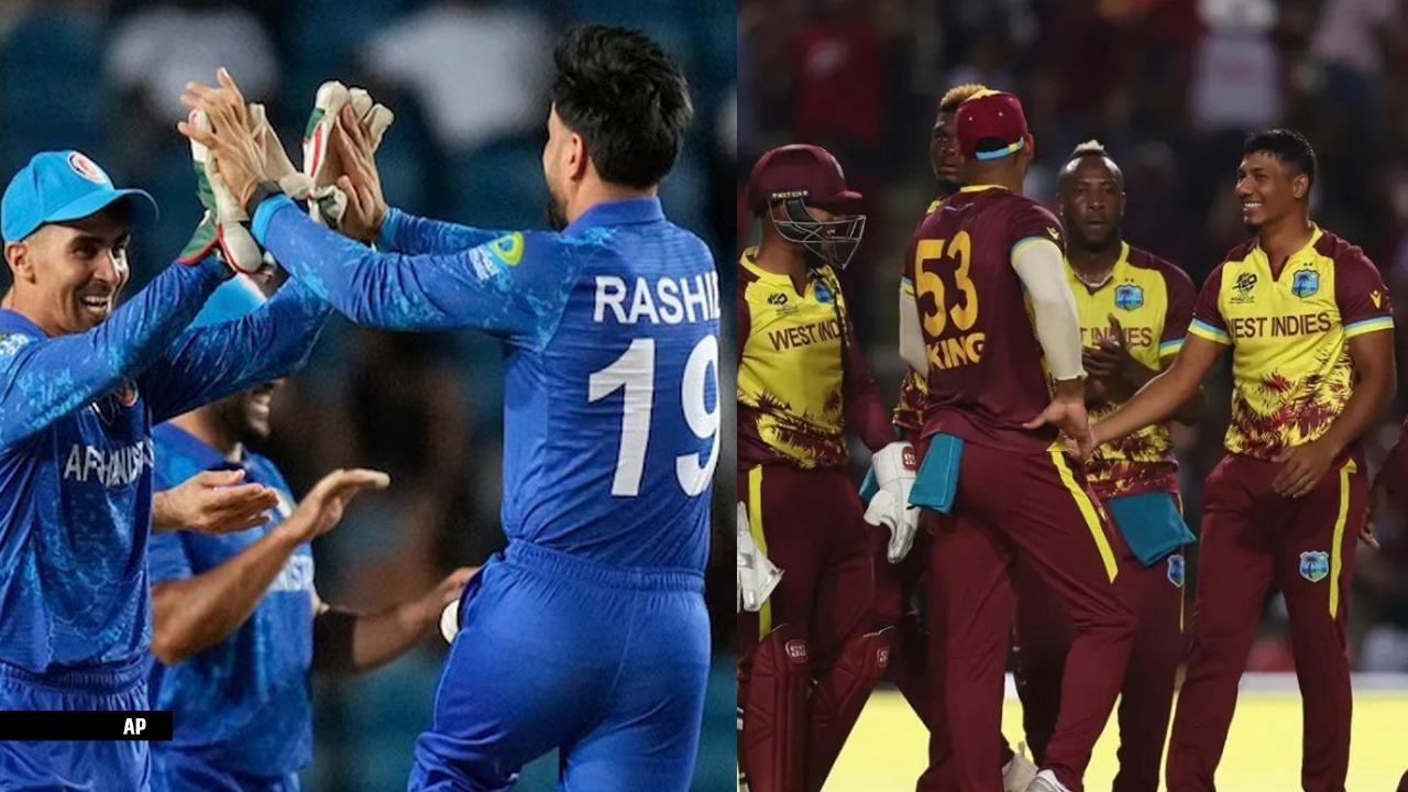 West Indies and Afghanistan teams will compete for dominance in their group