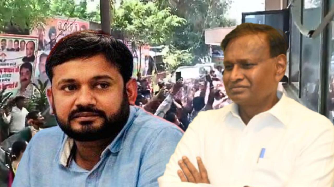 kanhaiya kumar and udit raj