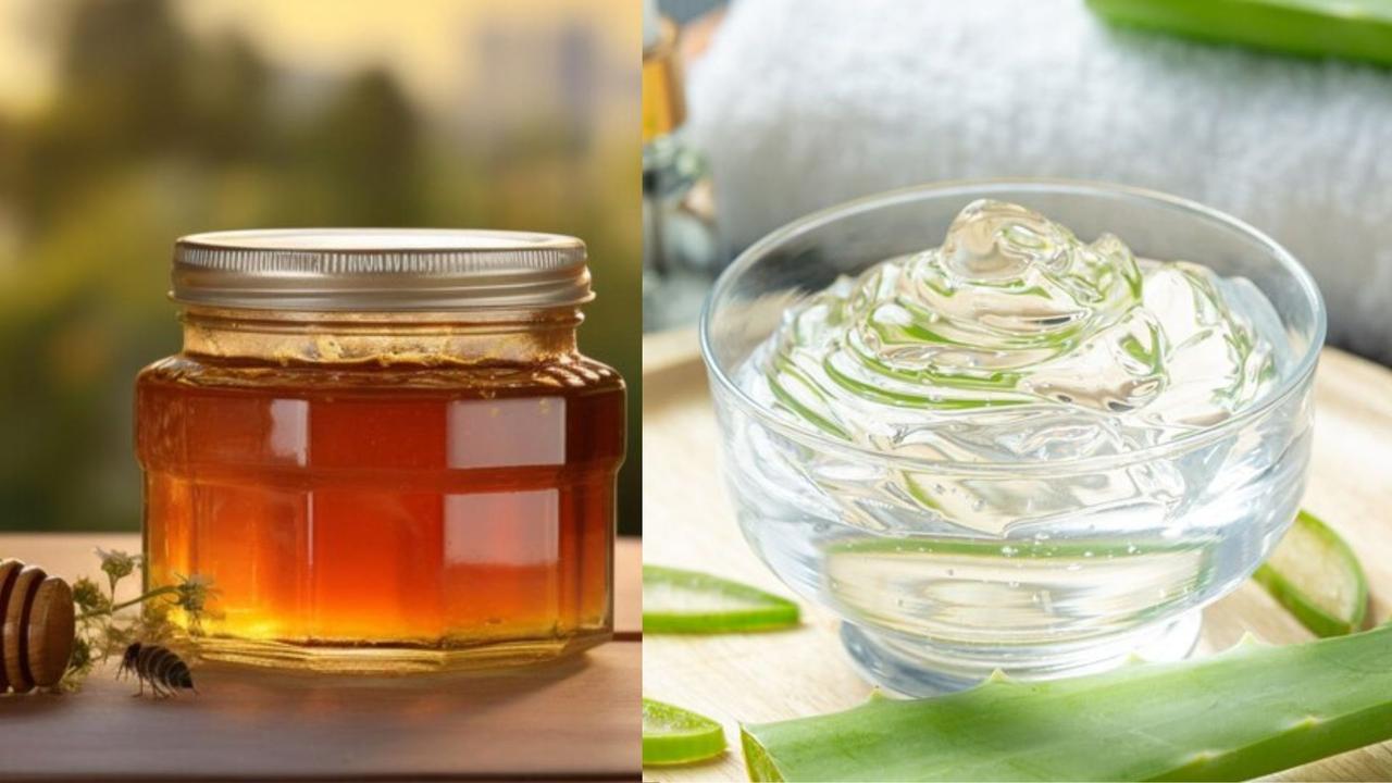 aloe vera or honey