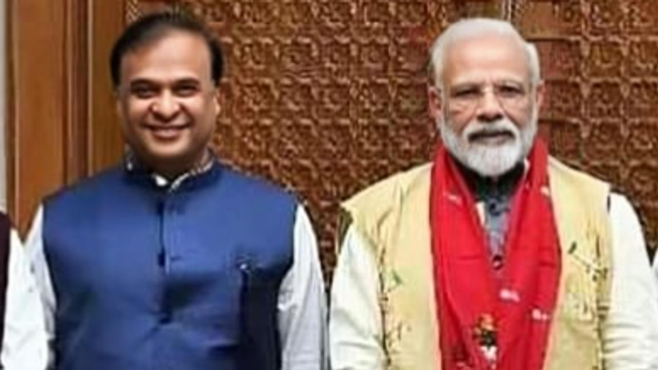 himanta biswa sarma with pm modi