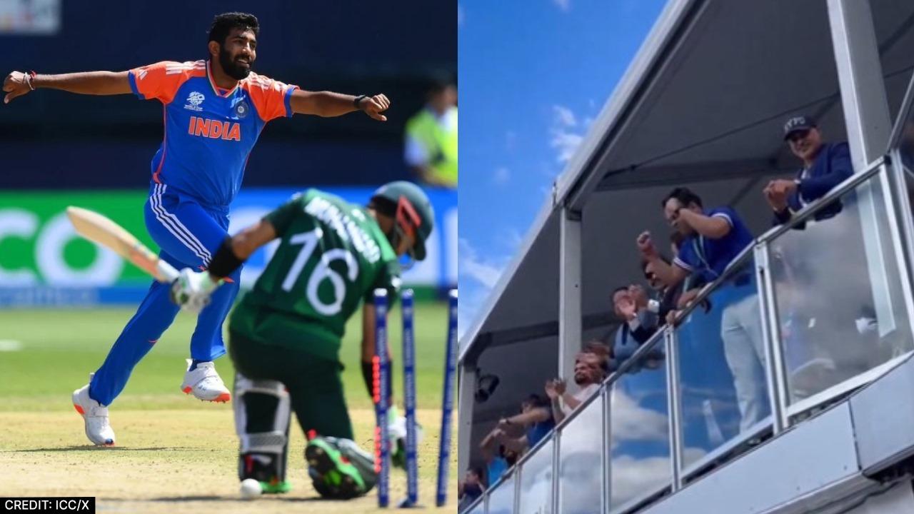 BCCI Secretary Jay Shah Celebration at IND vs PAK in New York