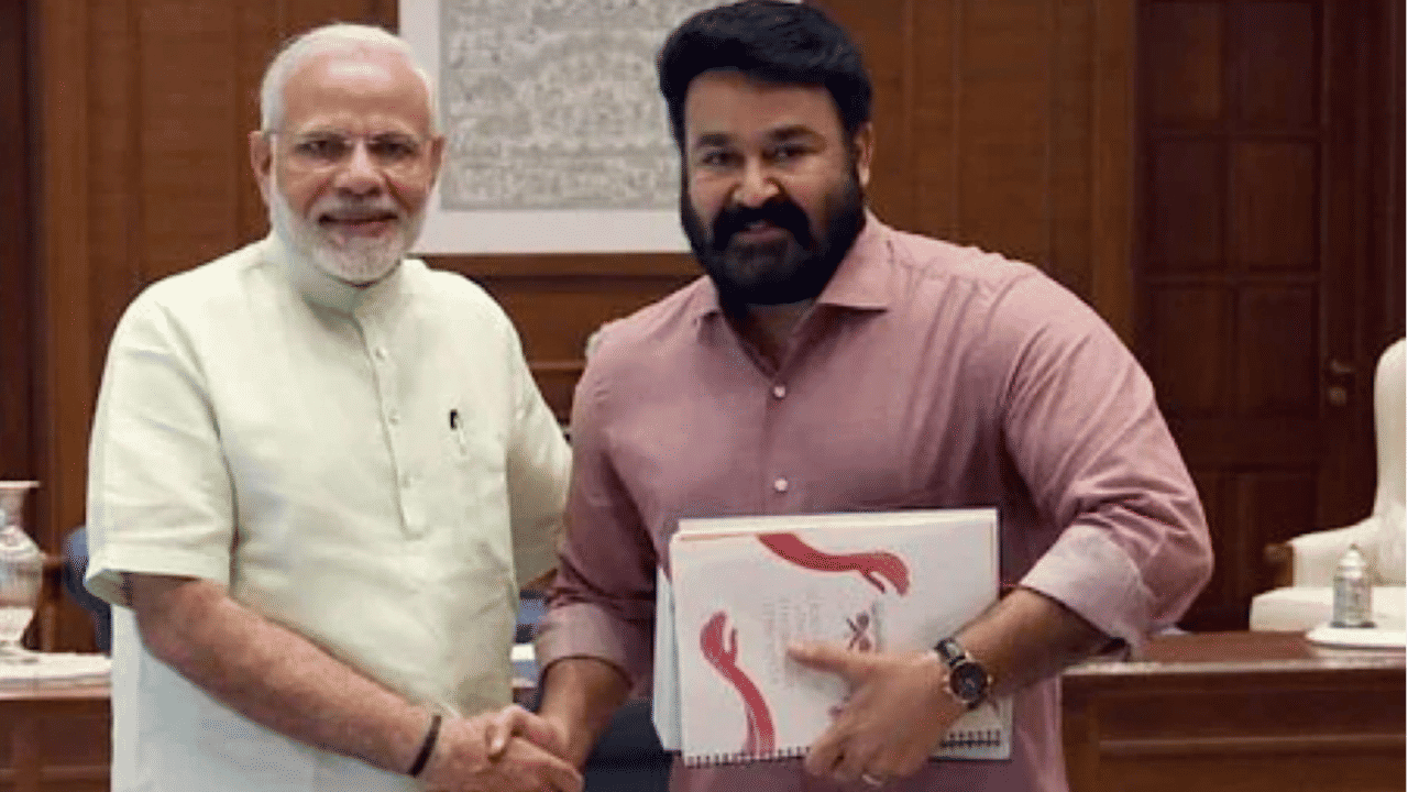 PM Modi invites Mohanlal for Oath Ceremony