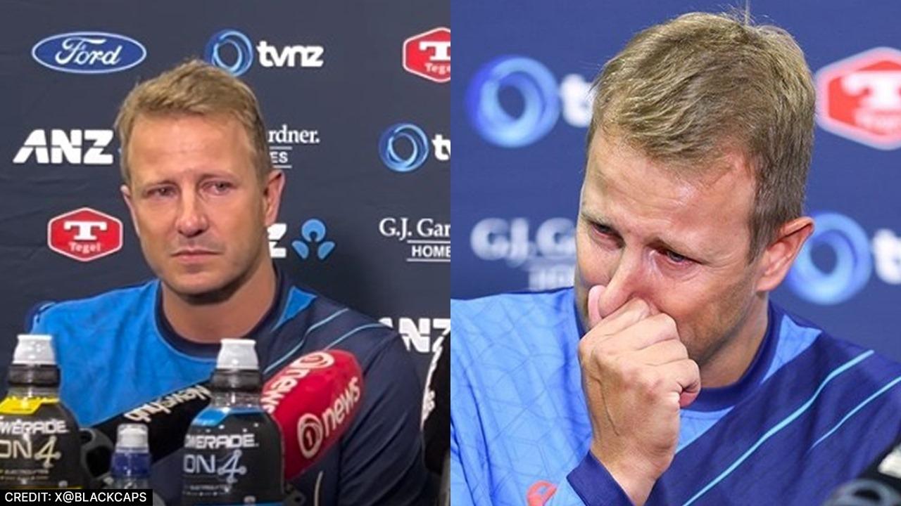 Neil Wagner got emotional while announcing his retirement