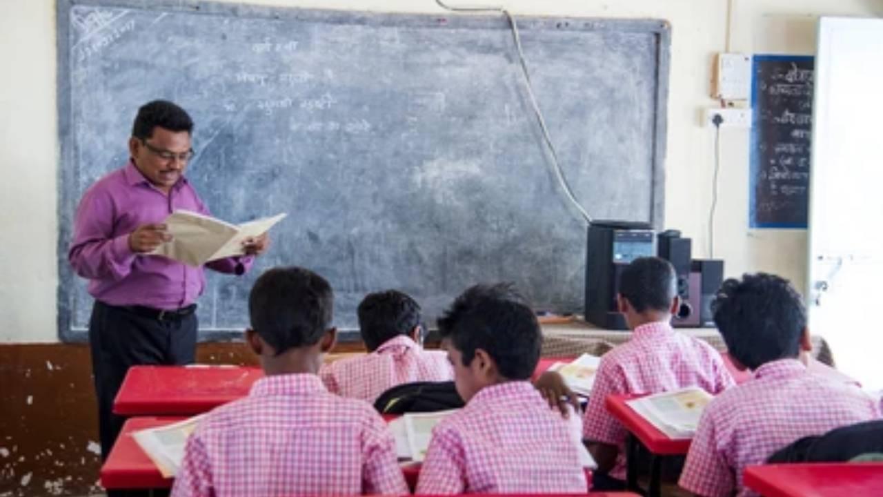 Teacher in classroom