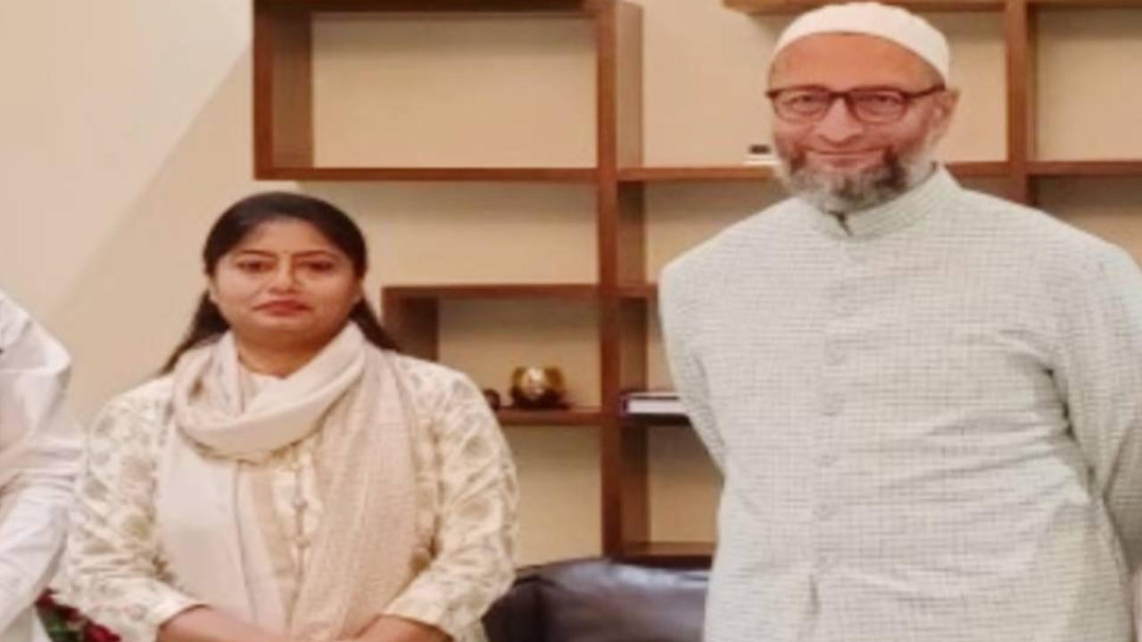 Pallavi Patel and Asaduddin Owaisi