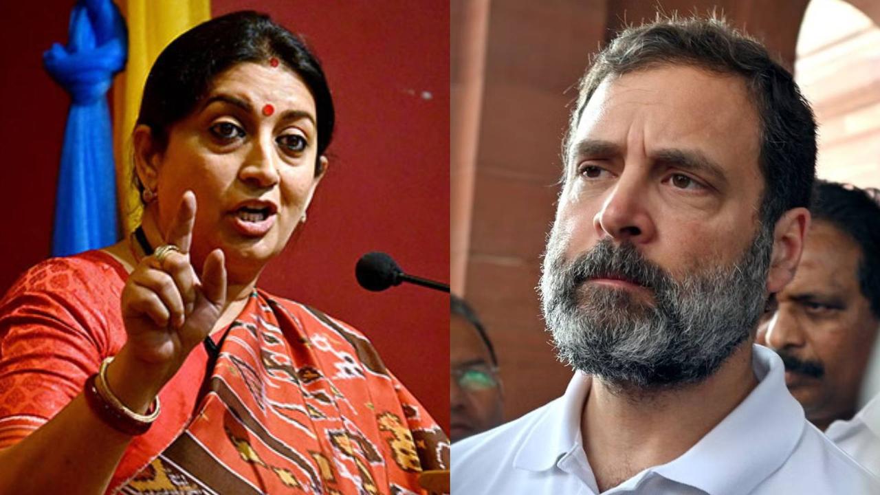 smriti irani and rahul gandhi