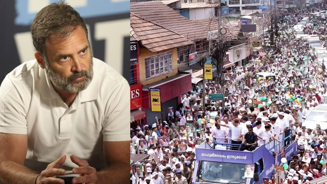 Rahul Gandhi Wayanad Road Show