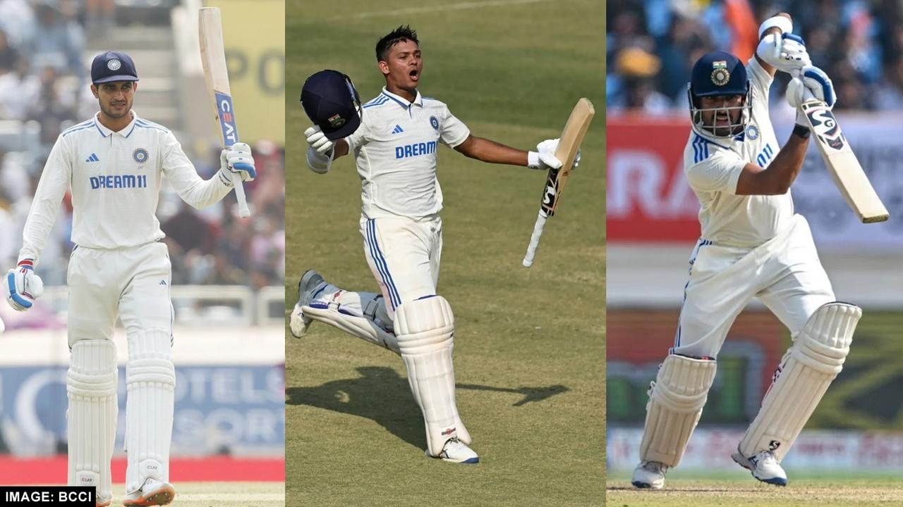 Shubman Gill, Yashasvi Jaiswal & Dhruv Jurel