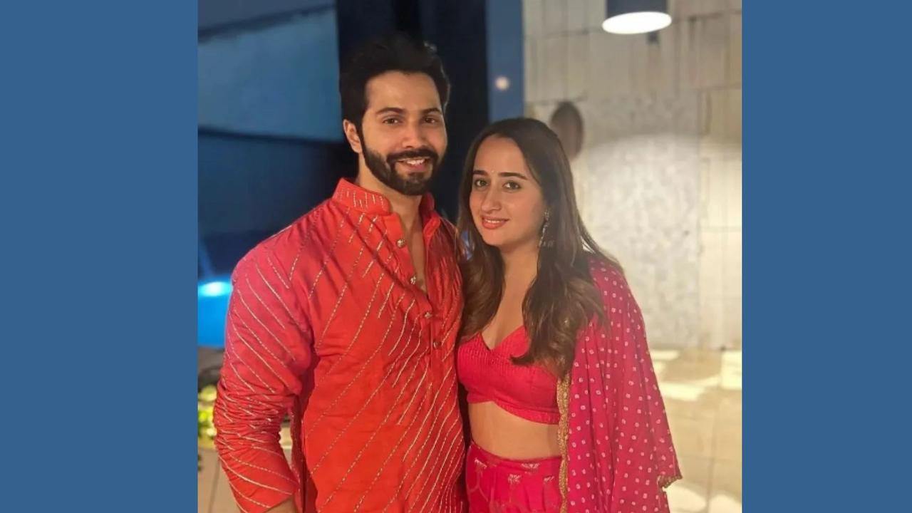 Varun Dhawan with wife Natasha Dalal