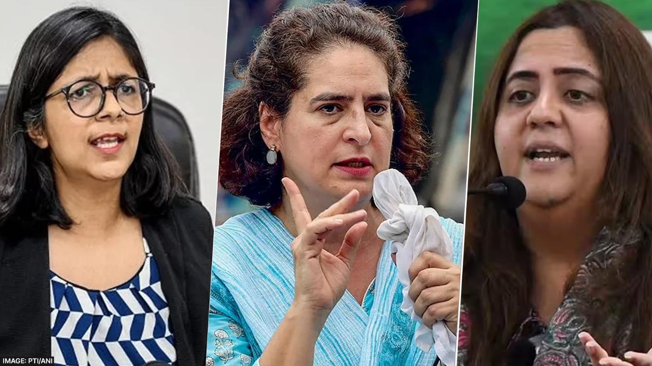  Swati Maliwal, Priyanka Gandhi, Radhika Kheda,