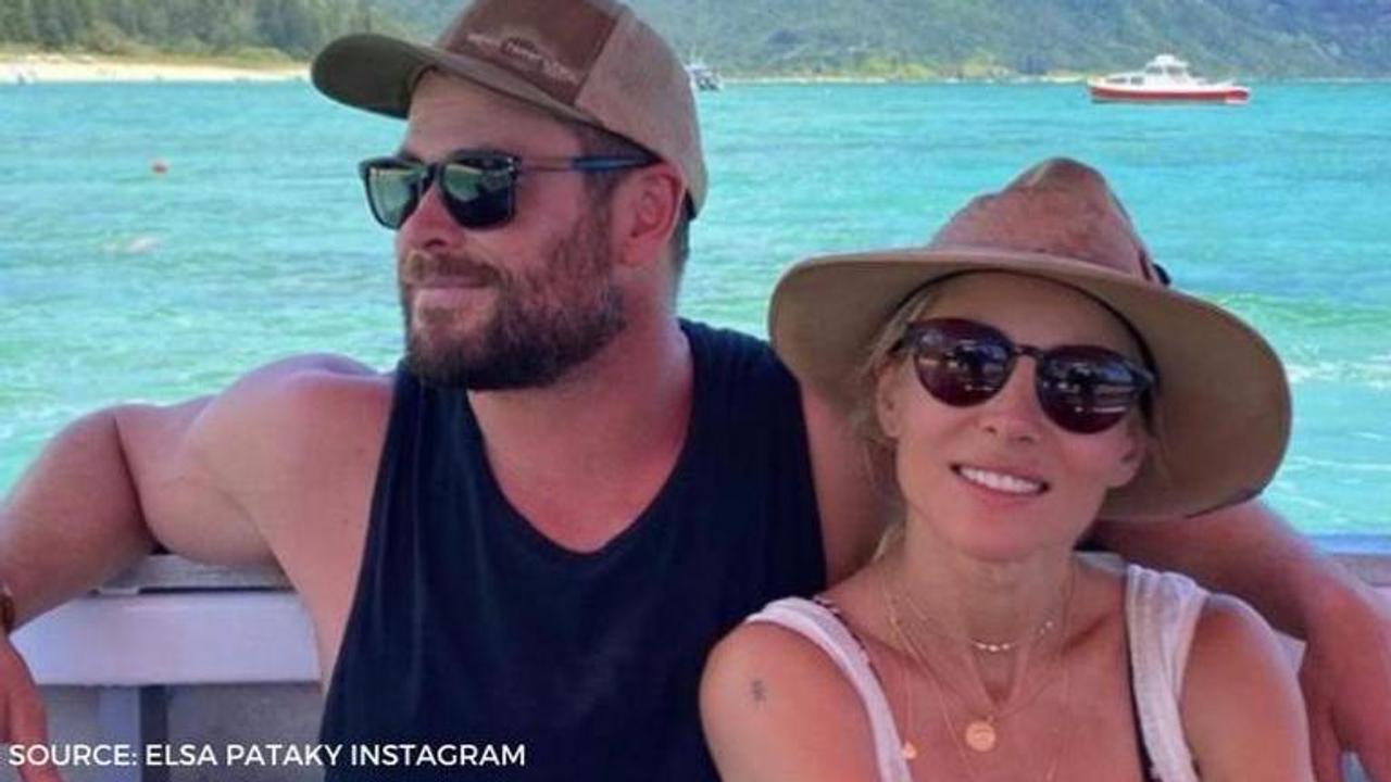 In frame: Chris Hemsworth, Elsa Pataky; Source: Instagram