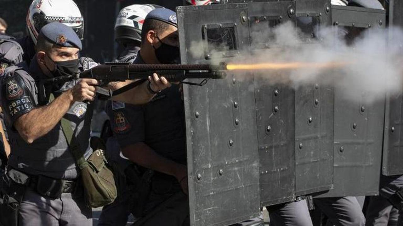 Clashes erupt in police killings protest in Brazil