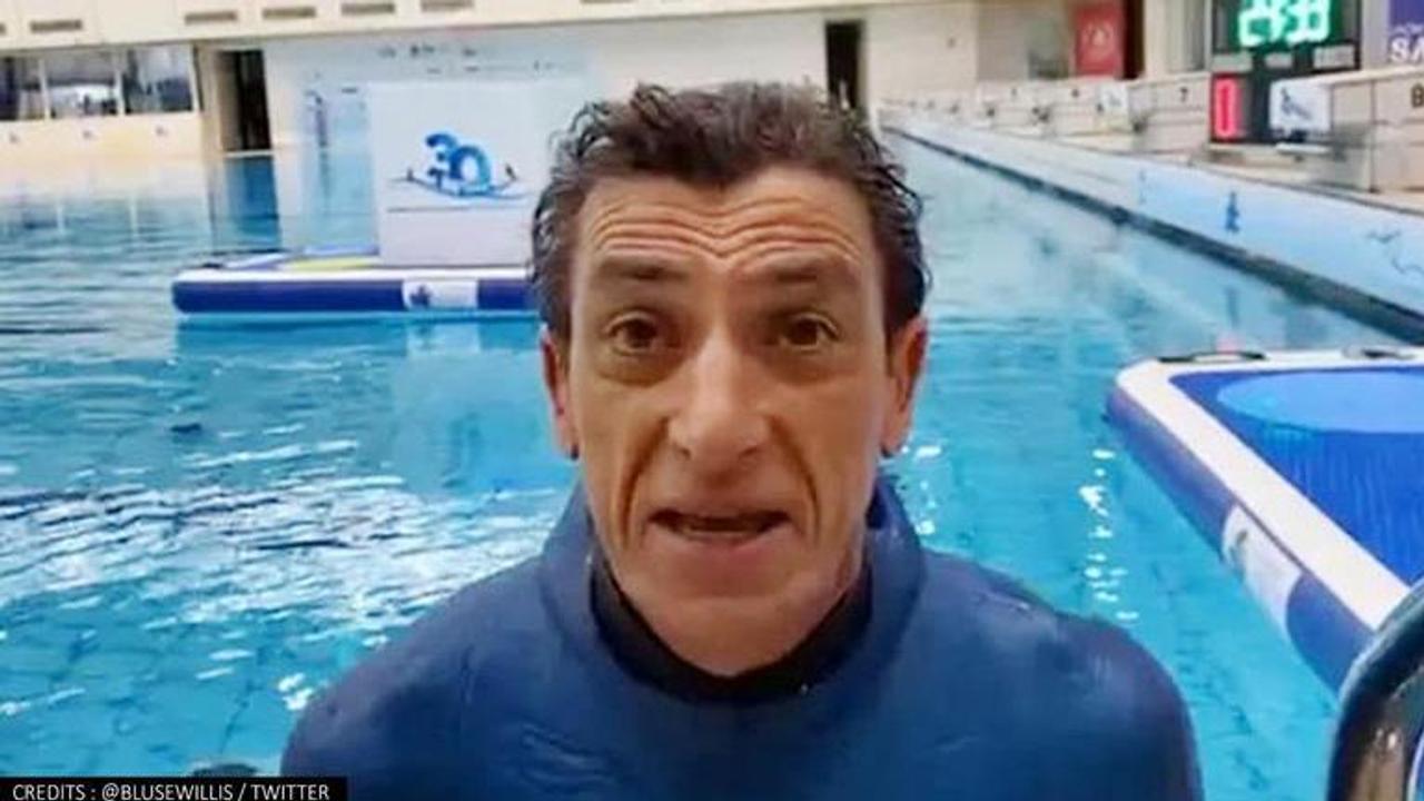 Croatian diver breaks own world record for longest time underwater while holding breath