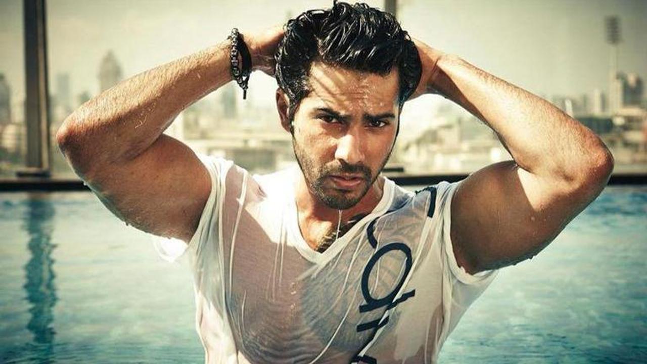 Varun Dhawan shows off his fitness game while performing yoga on Bhajans