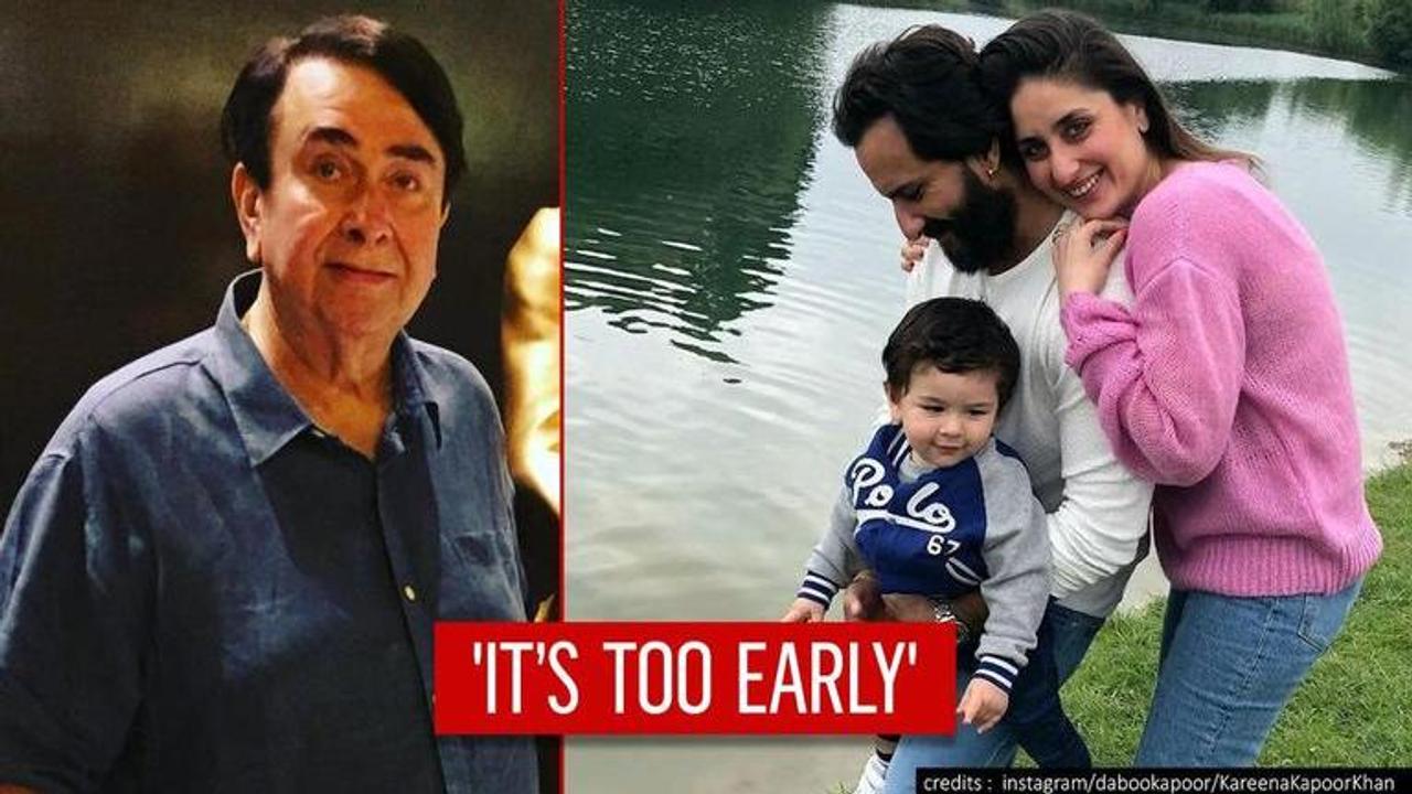 Here's what Randhir Kapoor has to say about Kareena-Saif Ali Khan naming their baby.Read