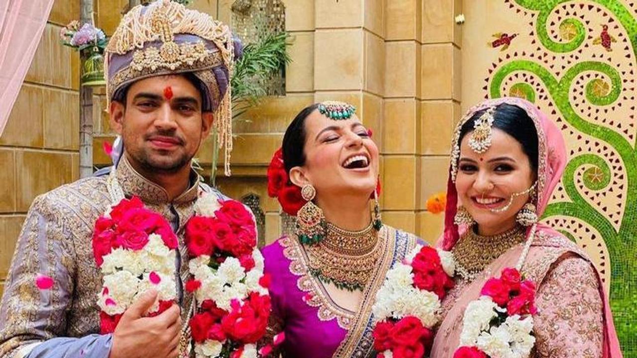 Kangana Ranaut shares throwback candid shots from brother Aksht's wedding in Udaipur