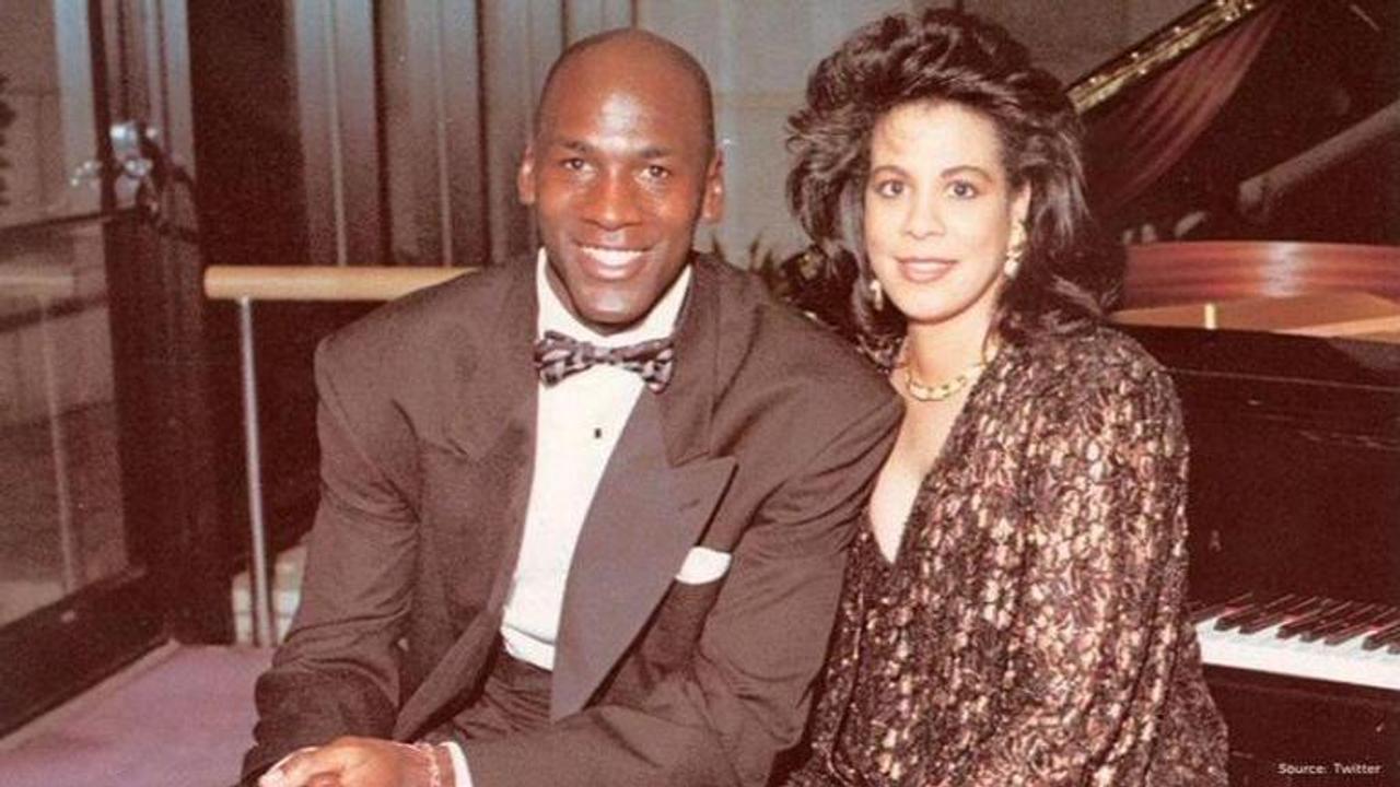 Michael Jordan and Juanita Vanoy